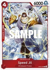 Speed Jil (Dash Pack) - Kingdoms of Intrigue - One Piece Card Game card