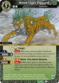 Wind Tiger Tiguard - Aquatic Invaders - Battle Spirits Saga card