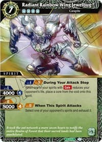 Radiant Rainbow Wing Jewelbug - Aquatic Invaders - Battle Spirits Saga card