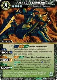 Archduke Kingtaurus - Aquatic Invaders - Battle Spirits Saga card