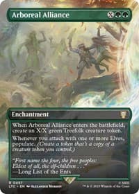Arboreal Alliance (Borderless) - Commander: The Lord of the Rings: Tales of Middle-earth - Magic: The Gathering card