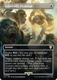 Galadriel's Dismissal (Borderless) - Commander: The Lord of the Rings: Tales of Middle-earth - Magic: The Gathering card