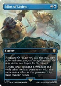 Mists of Lorien (Borderless) - Commander: The Lord of the Rings: Tales of Middle-earth - Magic: The Gathering card