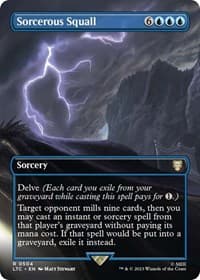 Sorcerous Squall (Borderless) - Commander: The Lord of the Rings: Tales of Middle-earth - Magic: The Gathering card