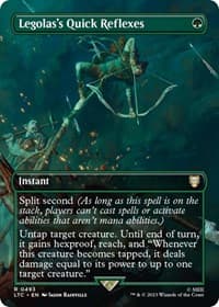 Legolas's Quick Reflexes (Borderless) - Commander: The Lord of the Rings: Tales of Middle-earth - Magic: The Gathering card
