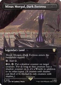 Minas Morgul, Dark Fortress (Borderless) - Commander: The Lord of the Rings: Tales of Middle-earth - Magic: The Gathering card