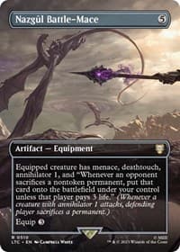 Nazgul Battle-Mace (Borderless) - Commander: The Lord of the Rings: Tales of Middle-earth - Magic: The Gathering card