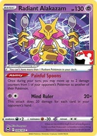 Radiant Alakazam - Prize Pack Series Cards - Pokemon card