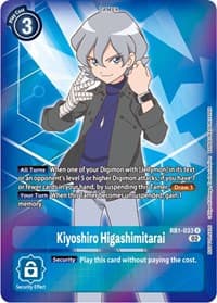 Kiyoshiro Higashimitarai (Resurgence Booster Box Promotion Pack) - Resurgence Booster - Digimon Card Game card