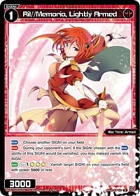 Ril//Memoria, Lightly Armed - Prismatic Diva - WIXOSS card