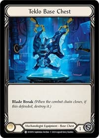 Teklo Base Chest - Bright Lights - Flesh and Blood TCG card