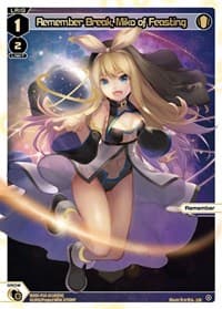 Remember Break, Miko of Feasting (LR) - Prismatic Diva - WIXOSS card