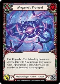 Meganetic Protocol - Bright Lights - Flesh and Blood TCG card