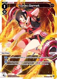 Yuzuki Garnet (Parallel Foil) - Prismatic Diva - WIXOSS card