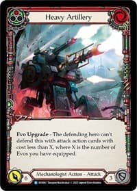 Heavy Artillery (Red) - Bright Lights - Flesh and Blood TCG card