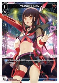 Yuzuki Ruby (Parallel Foil) - Prismatic Diva - WIXOSS card
