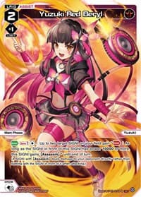 Yuzuki Red Beryl (Parallel Foil) - Prismatic Diva - WIXOSS card