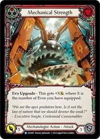 Mechanical Strength (Red) - Bright Lights - Flesh and Blood TCG card