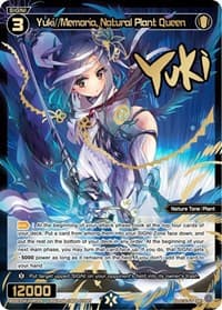 Yuki//Memoria, Natural Plant Queen (SRP) - Prismatic Diva - WIXOSS card
