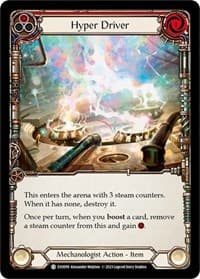 Hyper Driver (Red) - Bright Lights - Flesh and Blood TCG card