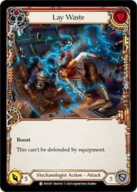 Lay Waste (Red) - Bright Lights - Flesh and Blood TCG card