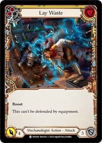 Lay Waste (Yellow) - Bright Lights - Flesh and Blood TCG card