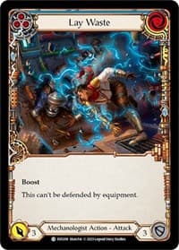 Lay Waste (Blue) - Bright Lights - Flesh and Blood TCG card
