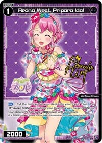 Reona West, Pripara Idol (Parallel Foil) - Prismatic Diva - WIXOSS card