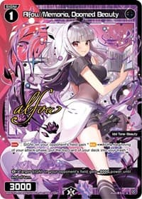 Alfou//Memoria, Doomed Beauty (Parallel Foil) - Prismatic Diva - WIXOSS card