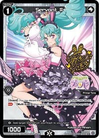 Servant # (Parallel Foil) - Prismatic Diva - WIXOSS card