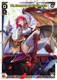 Ril, Memory of Innocence (Box Topper) - Promo Cards - WIXOSS card