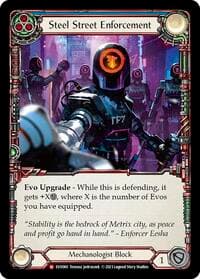 Steel Street Enforcement - Bright Lights - Flesh and Blood TCG card