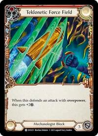 Teklonetic Force Field (Red) - Bright Lights - Flesh and Blood TCG card