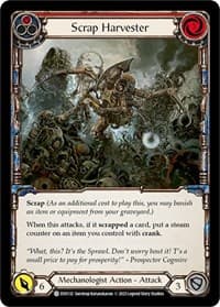 Scrap Harvester (Red) - Bright Lights - Flesh and Blood TCG card