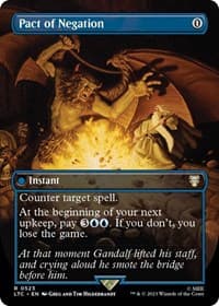 Pact of Negation (Borderless) - Commander: The Lord of the Rings: Tales of Middle-earth - Magic: The Gathering card
