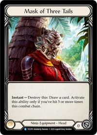 Mask of Three Tails - Round the Table: TCCxLSS - Flesh and Blood TCG card