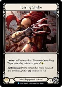Tearing Shuko - Round the Table: TCCxLSS - Flesh and Blood TCG card