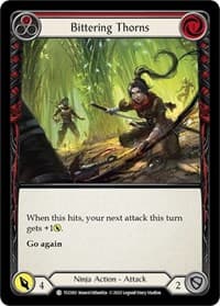 Bittering Thorns (Red) - Round the Table: TCCxLSS - Flesh and Blood TCG card