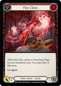 Flex Claws (Red) - Round the Table: TCCxLSS - Flesh and Blood TCG card
