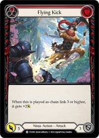 Flying Kick (Red) - Round the Table: TCCxLSS - Flesh and Blood TCG card