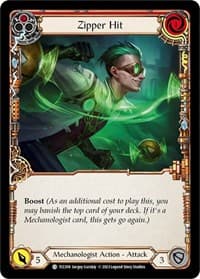 Zipper Hit (Red) - Round the Table: TCCxLSS - Flesh and Blood TCG card