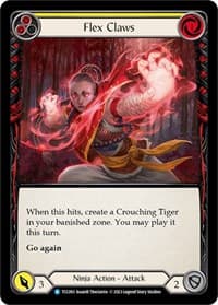 Flex Claws (Yellow) - Round the Table: TCCxLSS - Flesh and Blood TCG card