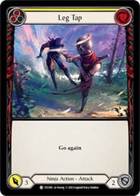 Leg Tap (Yellow) - Round the Table: TCCxLSS - Flesh and Blood TCG card