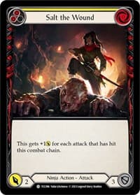 Salt the Wound (Yellow) - Round the Table: TCCxLSS - Flesh and Blood TCG card