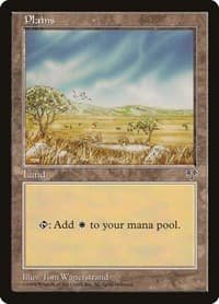 Plains (Watering Hole) - Mirage - Magic: The Gathering card
