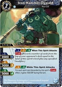 Iron Hammer Oswald - Aquatic Invaders - Battle Spirits Saga card