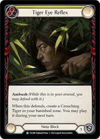 Tiger Eye Reflex (Yellow) - Round the Table: TCCxLSS - Flesh and Blood TCG card