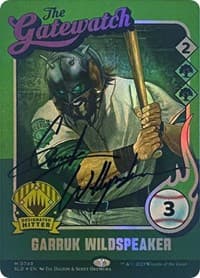 Garruk Wildspeaker (749) (Autographed) - Secret Lair Drop Series - Magic: The Gathering card