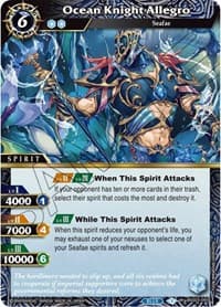 Ocean Knight Allegro - Aquatic Invaders - Battle Spirits Saga card
