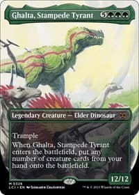Ghalta, Stampede Tyrant (Borderless) - The Lost Caverns of Ixalan - Magic: The Gathering card